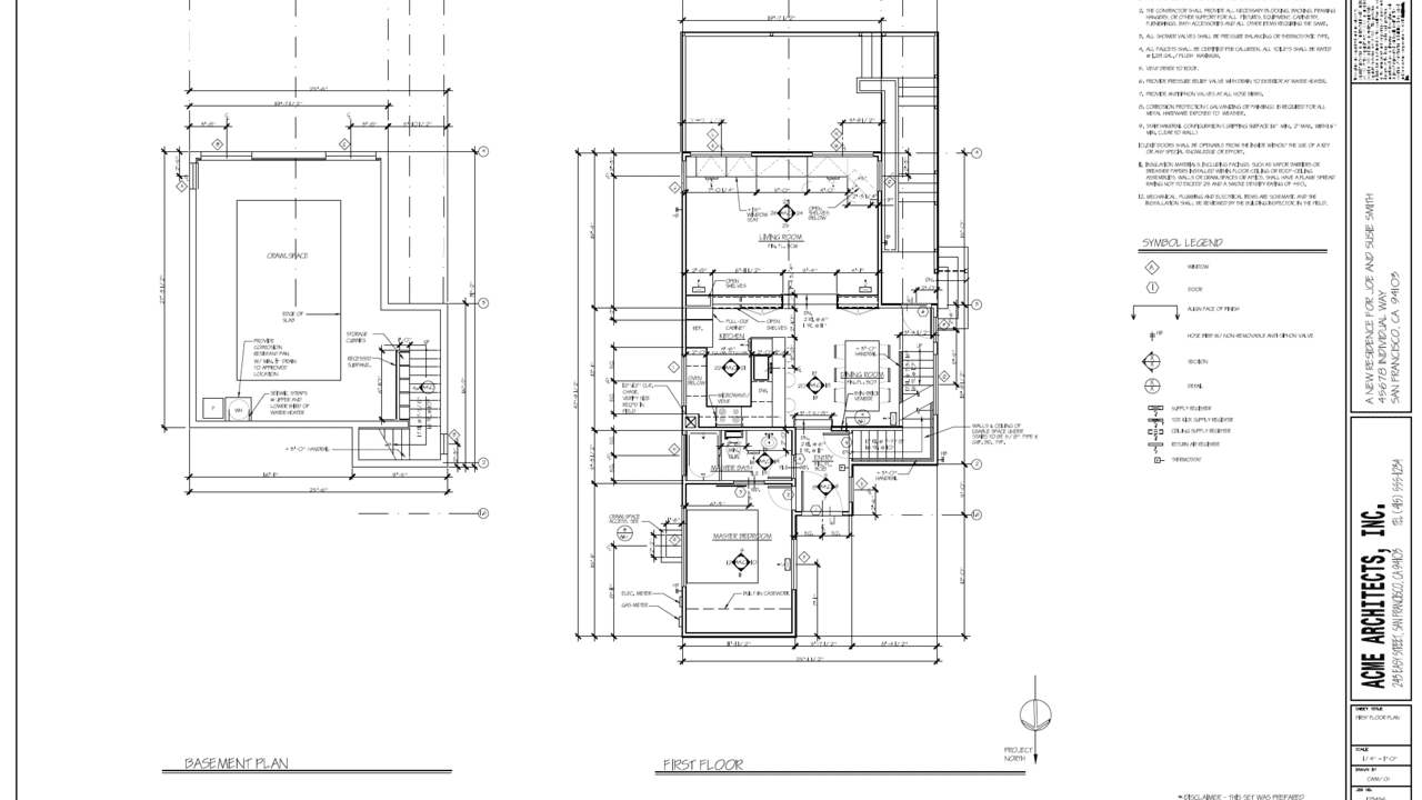 commercial construction blueprints