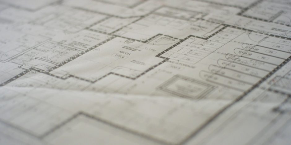 Image of a blueprint.