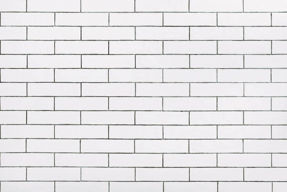 White ceramic tiles wall texture background